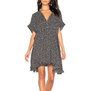 Brand New Free People Tunic Dress Blk & Wht Print